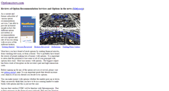 Desktop Screenshot of optionsstore.com