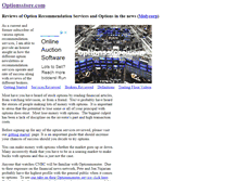 Tablet Screenshot of optionsstore.com